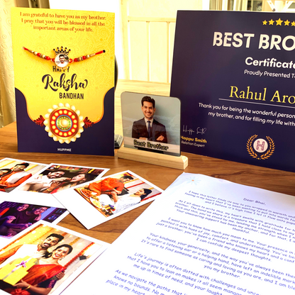 Rakhi Gift Hamper for Brother with Photo Rakhi