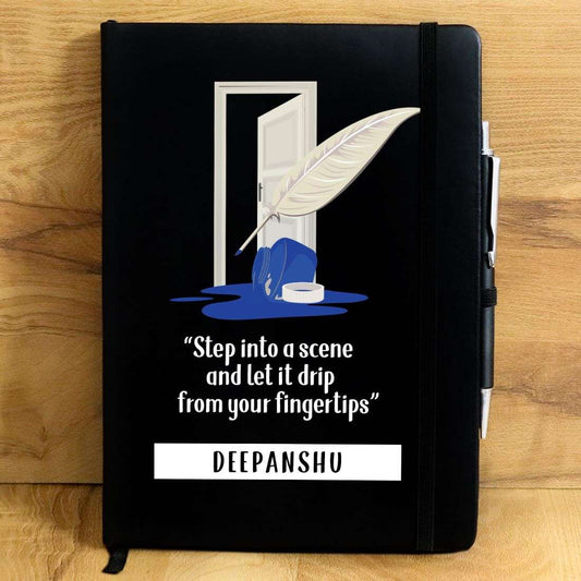 Personalized Diary for Writer - Happy Jugnu