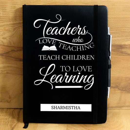 Teacher Personalized Diary - Happy Jugnu