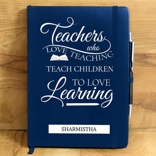 Teacher Personalized Diary - Happy Jugnu