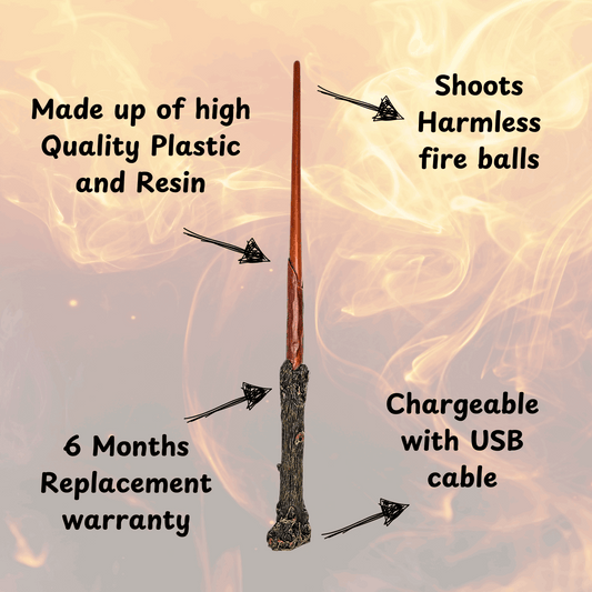 The Magic Firewand | Most Desired gift for potter heads - Happy Jugnu