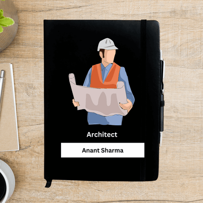 Architech at work Personalized Diary - Happy Jugnu