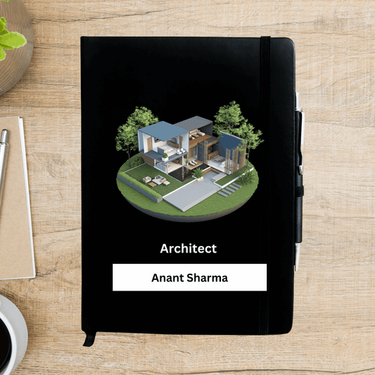 Architect 3d Model Personalized Diary - Happy Jugnu