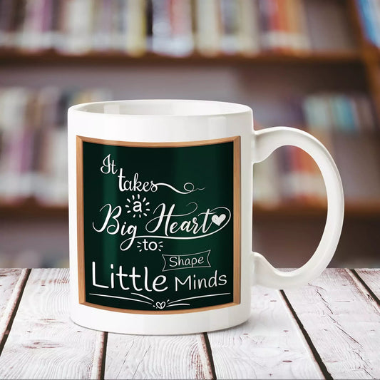 Big Heart White Mug - Happy Jugnu