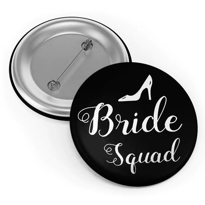 Bride to be & Bride Squad Button Badge Set - Happy Jugnu