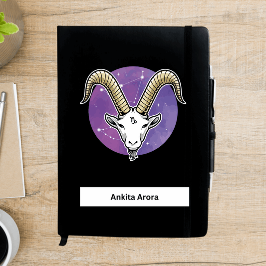 Capricorn Zodiac Personalized Diary - Happy Jugnu