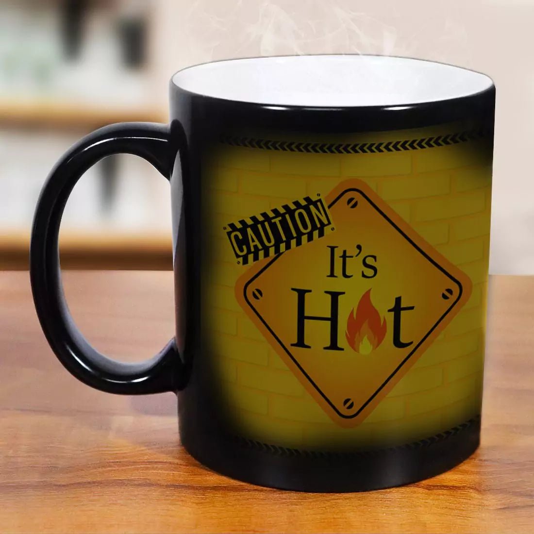 Caution It's Hot Magic Mug - Happy Jugnu