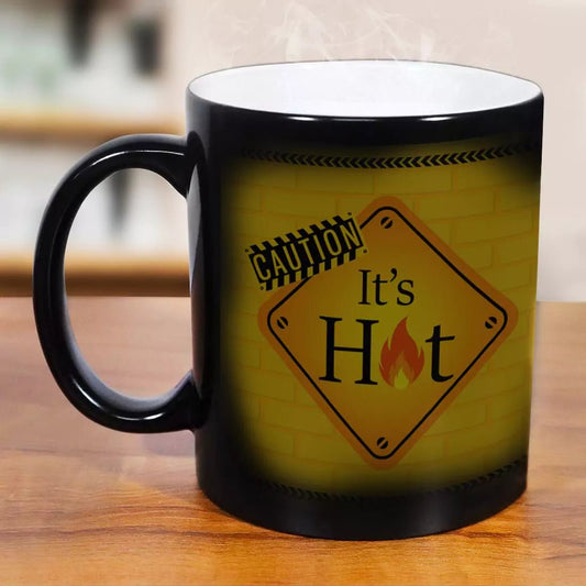 Caution It's Hot Magic Mug - Happy Jugnu