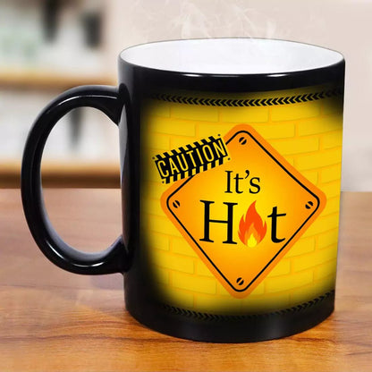 Caution It's Hot Magic Mug - Happy Jugnu
