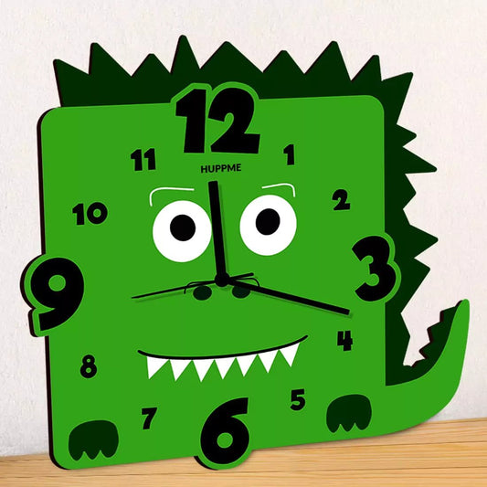 Crocodile Wooden Clock - Happy Jugnu