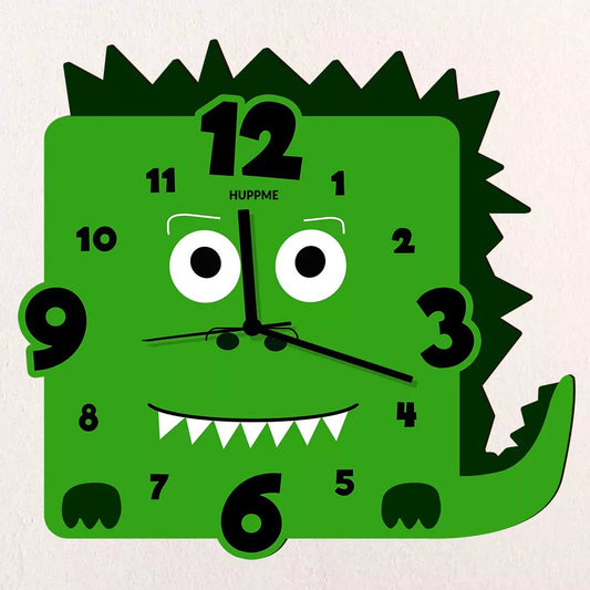 Crocodile Wooden Clock - Happy Jugnu