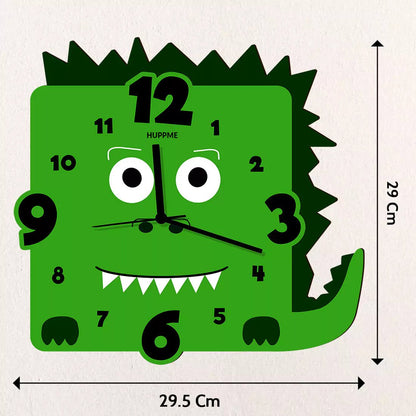 Crocodile Wooden Clock - Happy Jugnu