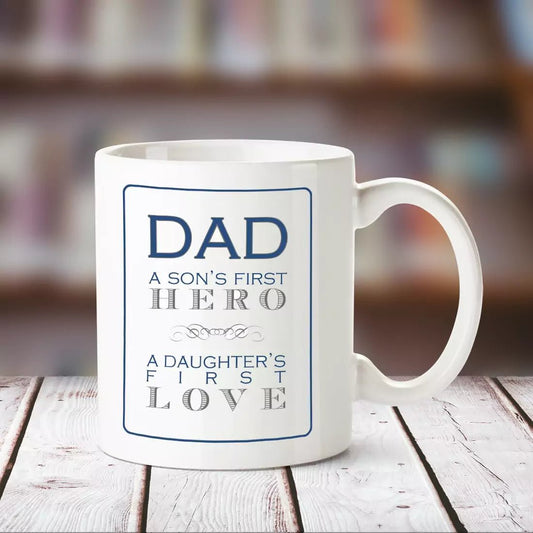 DAD White Mug - Happy Jugnu