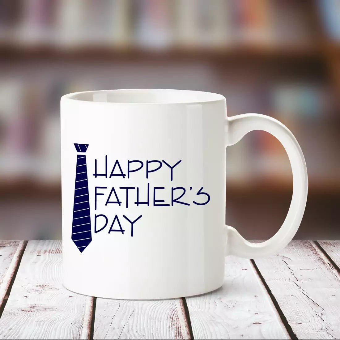 Happy Fathers Day White Mug - Happy Jugnu