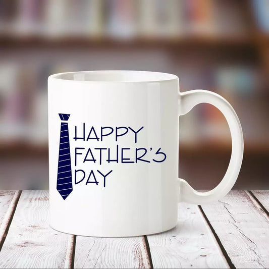 Happy Fathers Day White Mug - Happy Jugnu