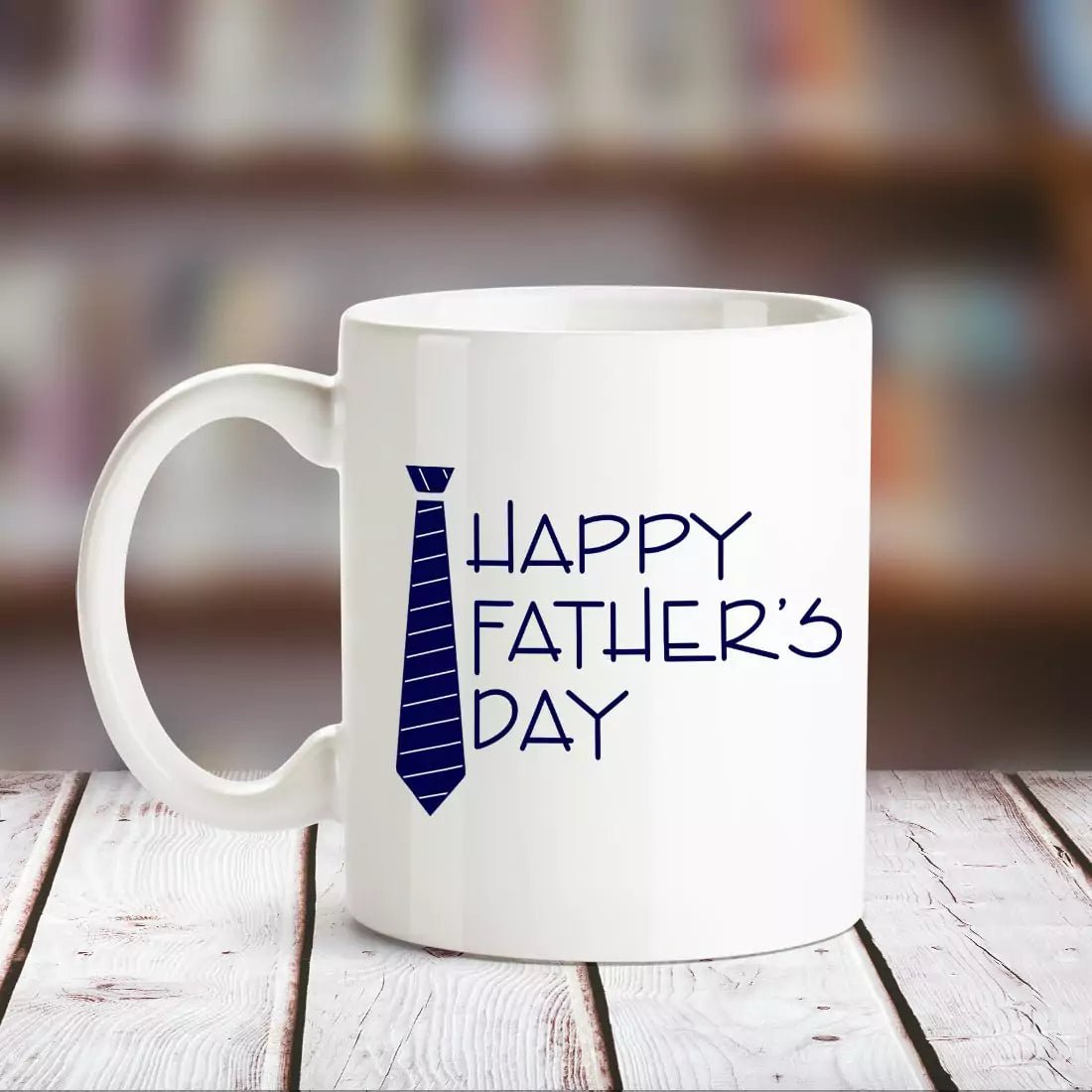 Happy Fathers Day White Mug - Happy Jugnu