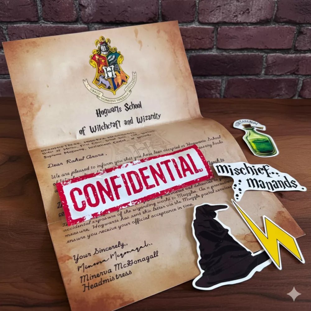 Hogwarts Acceptance Welcome kit - Happy Jugnu