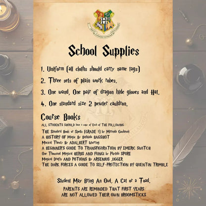 Hogwarts Acceptance Welcome kit - Happy Jugnu