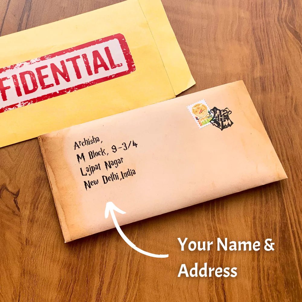 Hogwarts Letter | Personalized Acceptance Letter from Hogwarts - Happy Jugnu