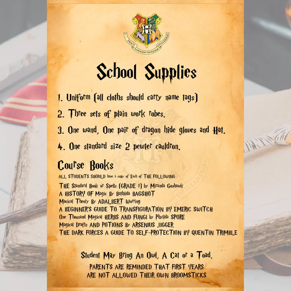 Hogwarts Letter | Personalized Acceptance Letter from Hogwarts - Happy Jugnu