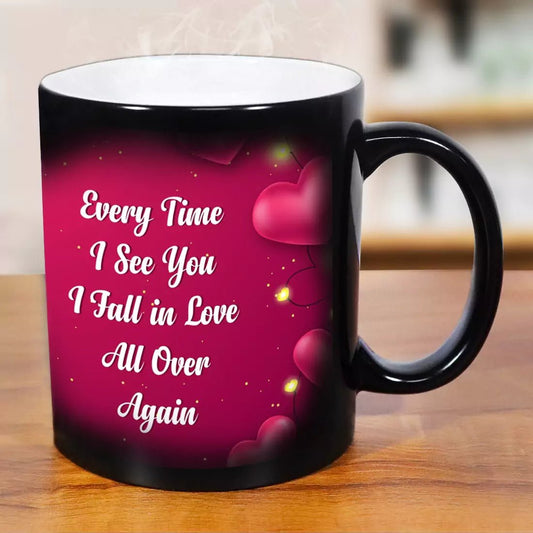 I Love You Personalized Photo Magic Mug - Happy Jugnu