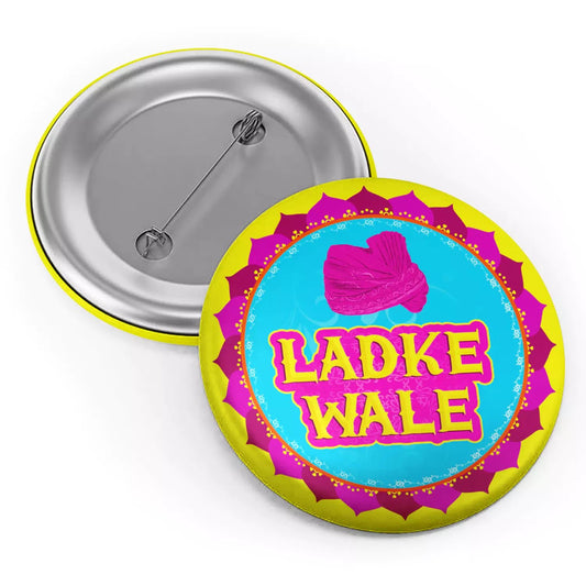 Ladke Wale & Beti Wale Wedding Button Batch - Happy Jugnu