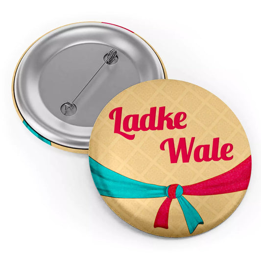 Ladke Wale & Beti Wale Wedding Button Batch - Happy Jugnu