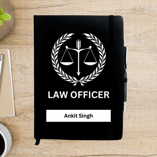 Law Officer Personalized Diary - Happy Jugnu