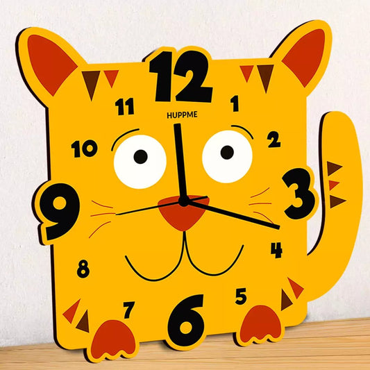 Lion Wooden Clock - Happy Jugnu