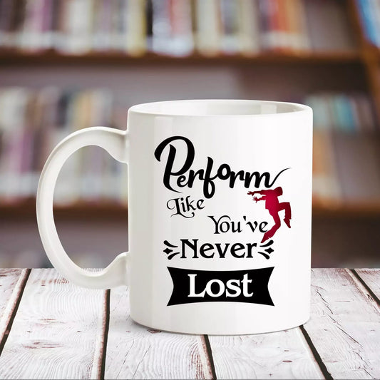 Lost or won White Mug - Happy Jugnu