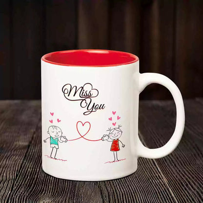 Miss You Inner Red Mug - Happy Jugnu