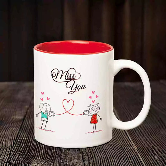 Miss You Inner Red Mug - Happy Jugnu