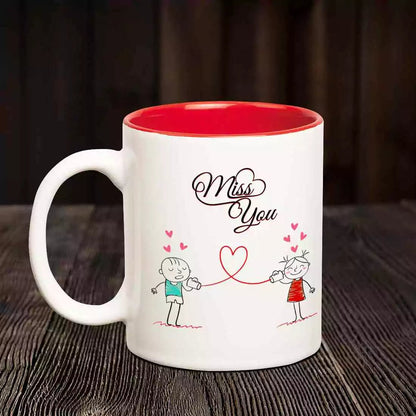 Miss You Inner Red Mug - Happy Jugnu