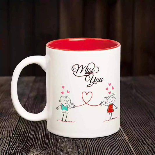 Miss You Inner Red Mug - Happy Jugnu