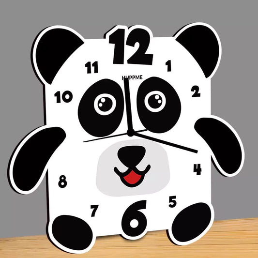 Panda Wooden Clock - Happy Jugnu