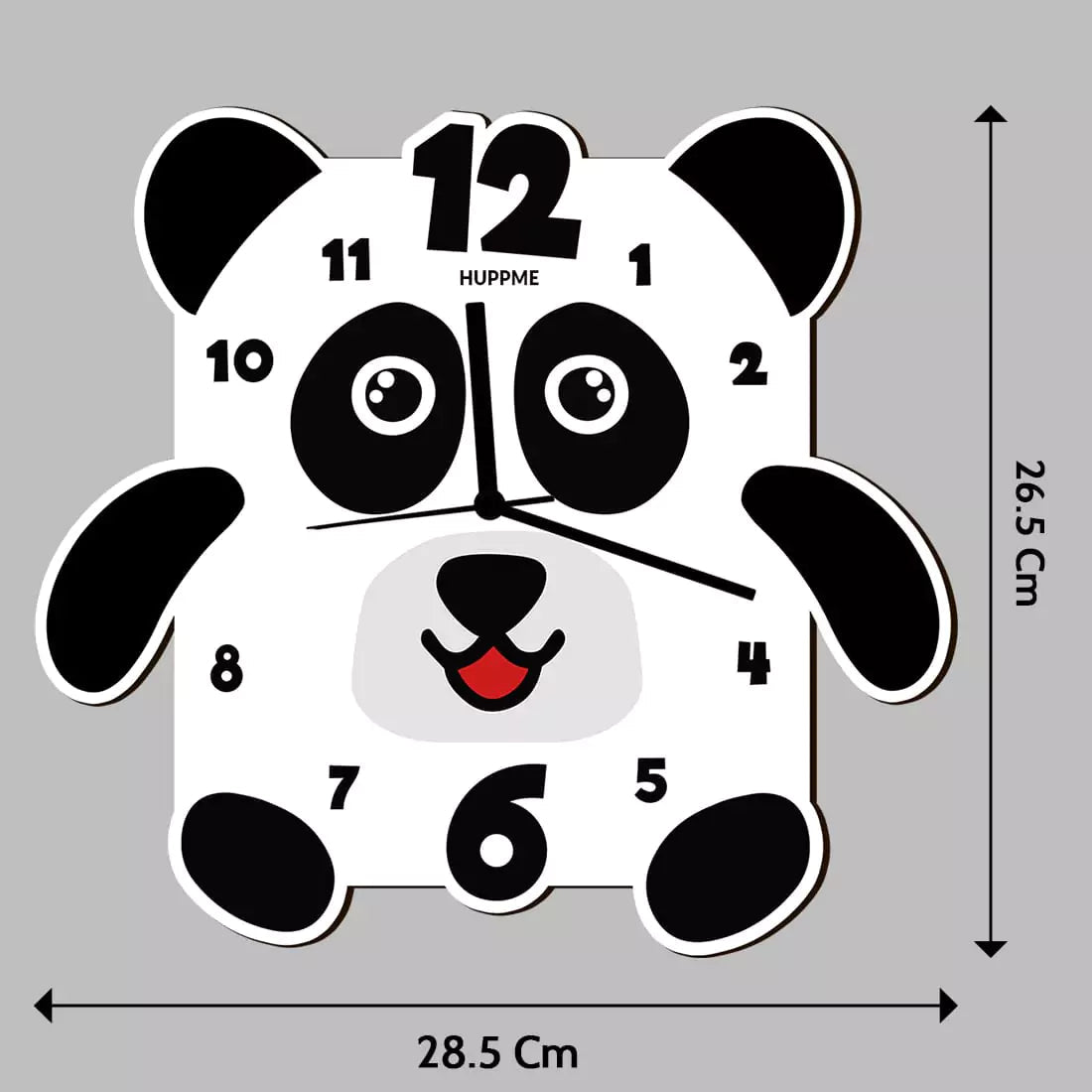 Panda Wooden Clock - Happy Jugnu