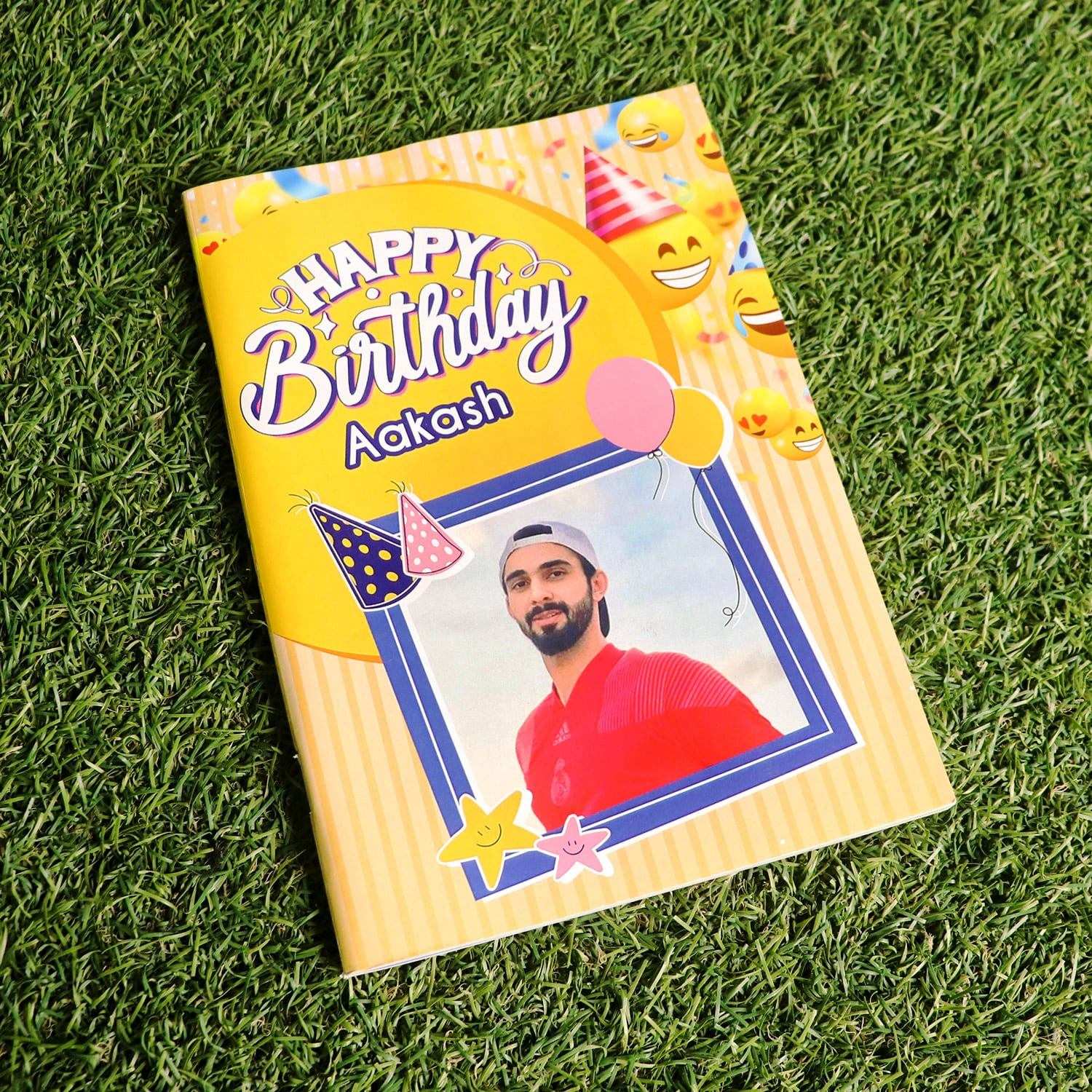 Personalized Birthday Photo Book - Happy Jugnu