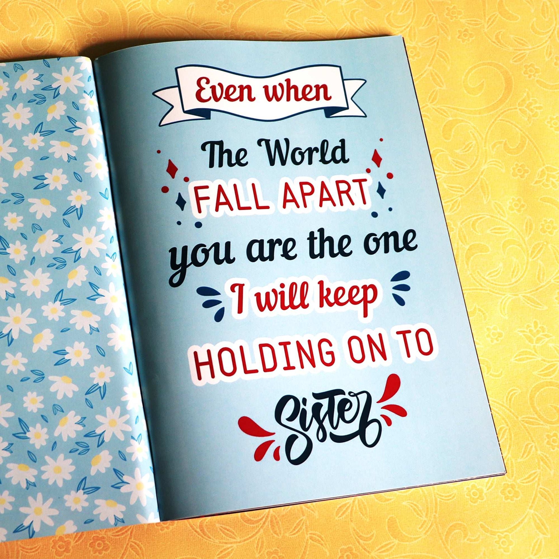 Personalized Memories Photo Book For Sister - Happy Jugnu