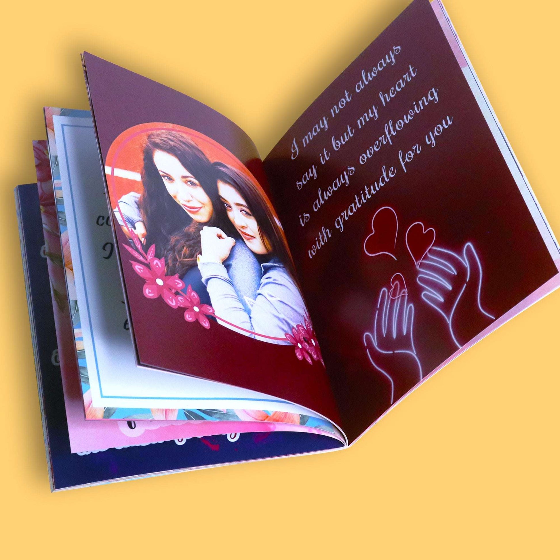 Personalized Memories Photo Book For Sister - Happy Jugnu