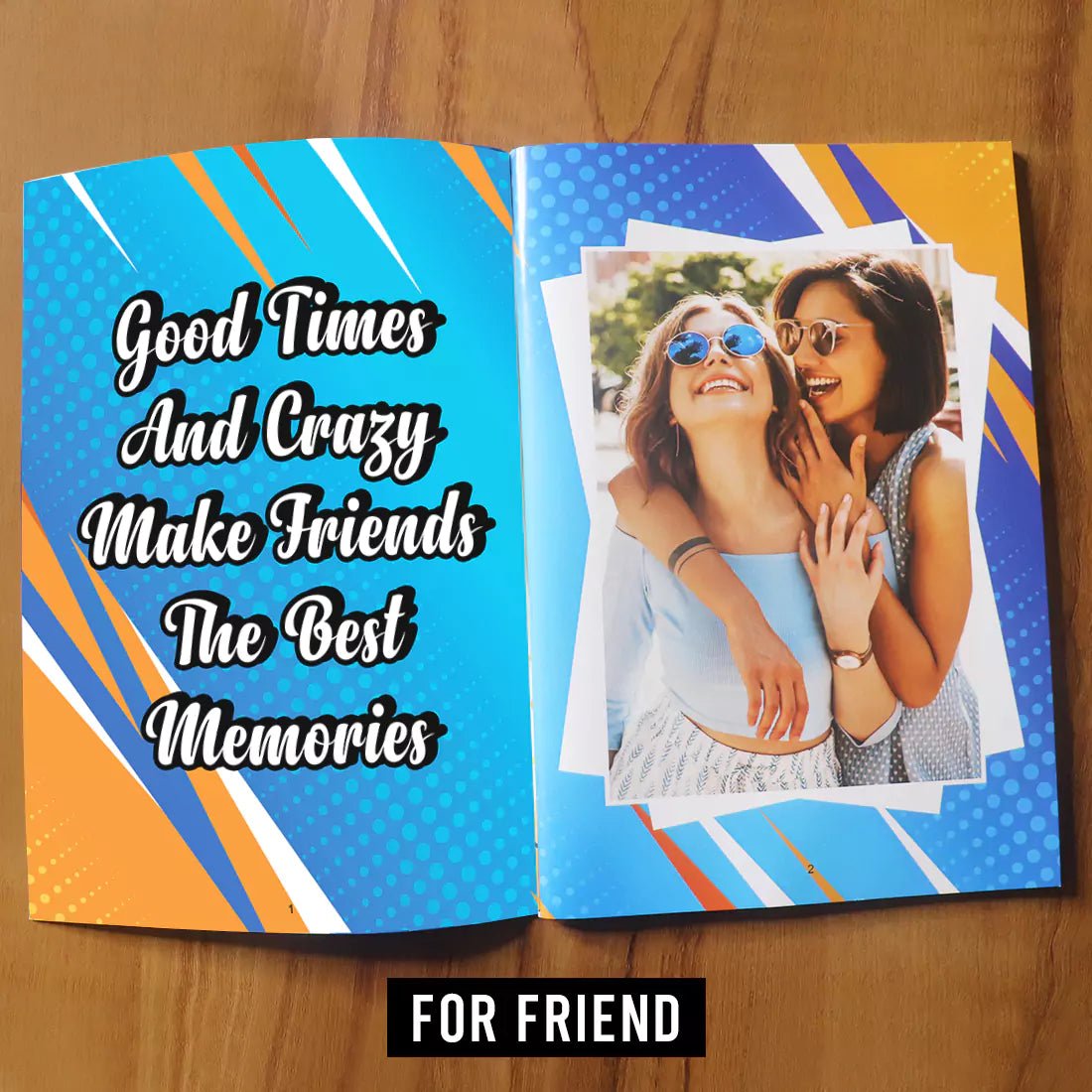Personalized Our Friendship Memories Book - Happy Jugnu
