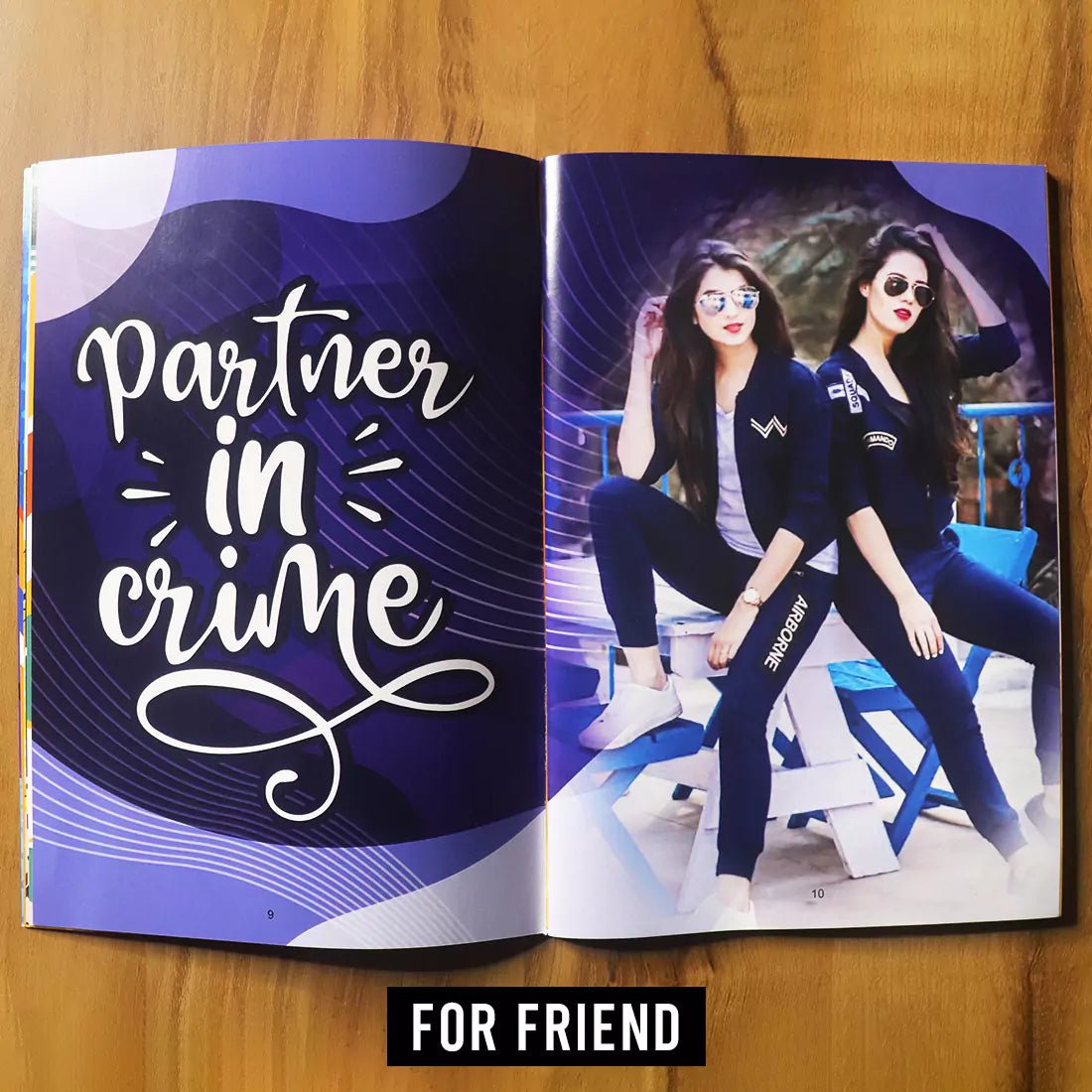 Personalized Our Friendship Memories Book - Happy Jugnu