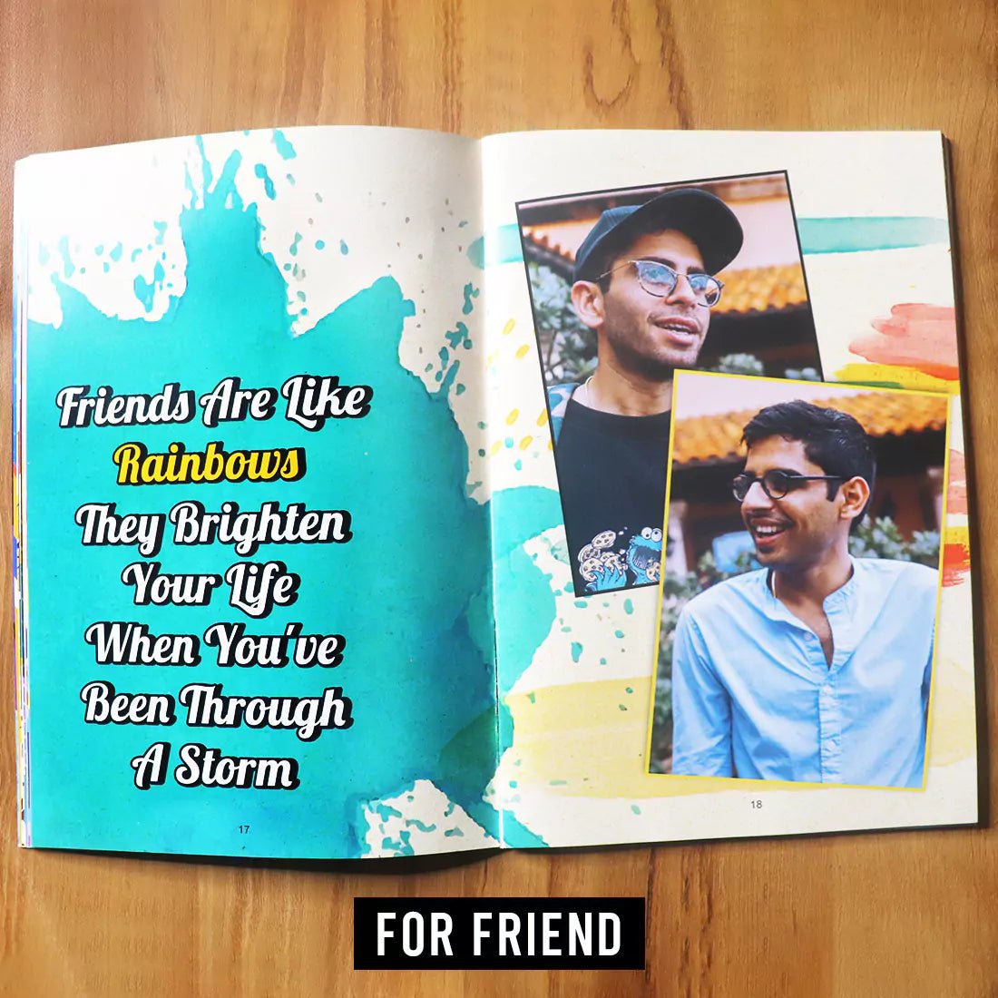 Personalized Our Friendship Memories Book - Happy Jugnu
