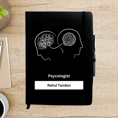 Psychologist connecting Thoughts Personalized Diary - Happy Jugnu