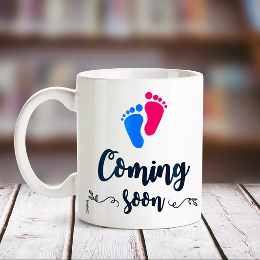 Happy Mothers Day Coming Soon Pregnancy White Mug