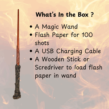 The Magic Firewand | Most Desired gift for potter heads - Happy Jugnu